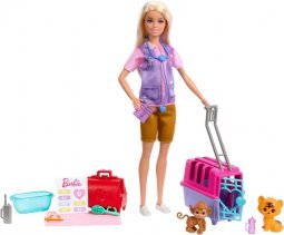 Barbie Vadállatmentő Játékszett