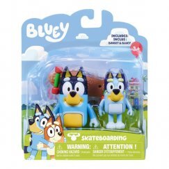 Bluey Figura Dupla Csomag Gördeszkások