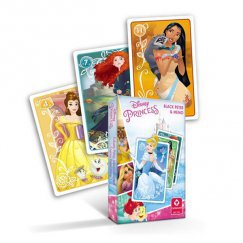 Disney Hercegnők Mini Fekete Péter kártya