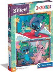 Clementoni Puzzle 2x20 db Disney Stitch
