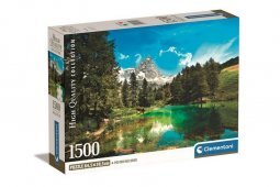 Clementoni Puzzle 1500 db HQC - Blue Lake (kompakt doboz)