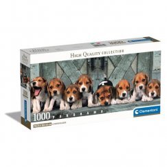 Clementoni Puzzle 1000 db Panorama - Beagles (kompakt doboz)
