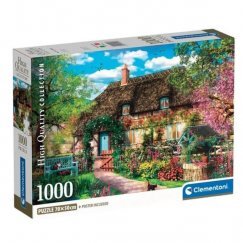 Clementoni Puzzle 1000 db HQC - The Old Cottage (kompakt doboz)