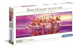 Clementoni Puzzle 1000 db-os HQC Panoráma - Flamingók