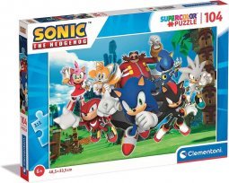 Clementoni Puzzle 104 db Supercolor - Sonic 2022