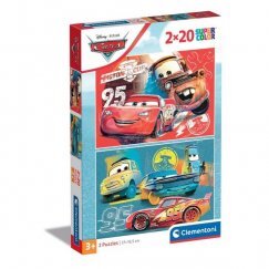 Clementoni Puzzle 2X20 db Supercolor - Disney Cars
