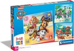 Clementoni Puzzle 3X48 db Supercolor - Paw Patrol