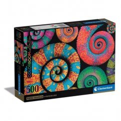 Clementoni Puzzle 500 db Colorboom - Curly Tails ((kompakt doboz))