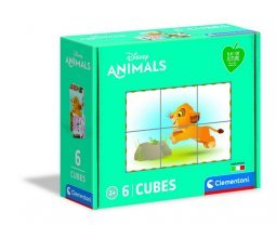 Clementoni Puzzle 6 db-os Play for future mesekocka kirakó - Disney állati barátságok