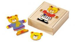 Fa Öltöztethető Maci Lány