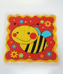 Fa Puzzle 9 db-os Méhecskés