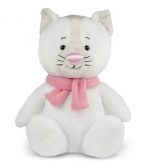 Fényes Orrú Plüss Cica 25 cm
