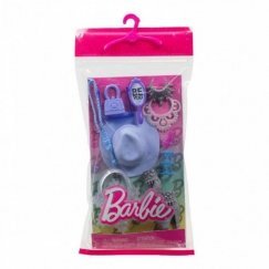 Barbie Divatkiegészítők Csomag - Ezüst-Kék Szett