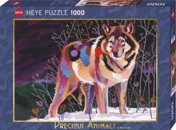 Heye Puzzle 1000 db - Night Wolf
