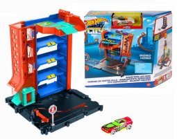 Hot Wheels City Alap Pálya Downtown Car Park