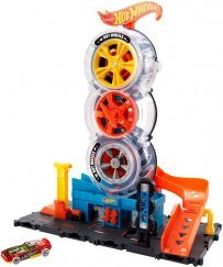 Hot Wheels City Triplakerék Gumiszervíz