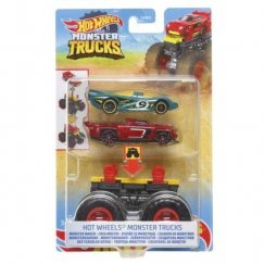 Hot Wheels Monster Trucks Szörnykészítő - Zöld-Piros