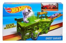 Hot Wheels szétnyitható pályaszett Ghost Garage