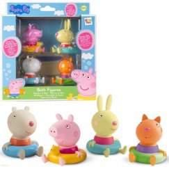 Peppa Fürdő Szett 4 Figura