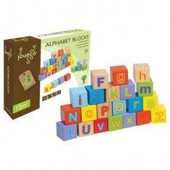 Jouéco ABC Fa építőkockák 30 db