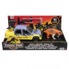 Jurassic Park Felderítő Kocsi Scutosaurus Dínóval