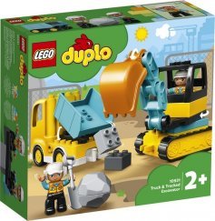 LEGO DUPLO 10931 Teherautó és lánctalpas exkavátor