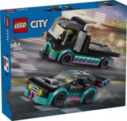 LEGO City 60406 Versenyautó És Autószállító Teherautó