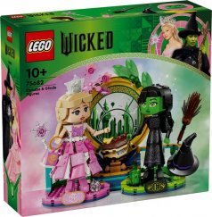 LEGO Wicked 75682 Elphaba és Glinda figurák