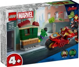 LEGO Super Heroes 76287 Vasember Motorral És Hulk