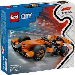 LEGO City 60442 F1®-es pilóta McLaren versenyautóval