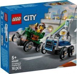 LEGO City 60459 Repülő vs. kórházi ágy, versenyautós csomag