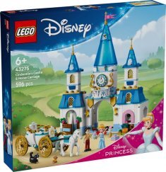 LEGO Disney Princess 43275 Hamupipőke Kastélya És Hintója