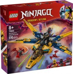 LEGO Ninjago 71833 Ras És Arin Szuper Viharrepülője
