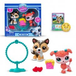 Littlest Pet Shop Dupla Csomag - Jump N' Joy Kutyák (2. Széria)