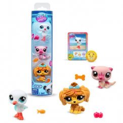 Littlest Pet Shop 3-as Henger - Country Vibes - Sirály+Vidra+Kutyus (2. Széria)
