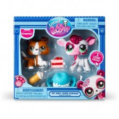 Littlest Pet Shop Dupla Csomag - Tehén és Kutya (3. Széria)