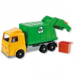 Műanyag Kukásautó 52 cm dobozban