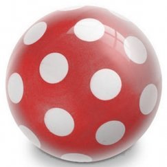 Pöttyös Bioball Gumilabda 23 cm-es Több színben