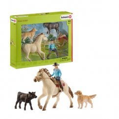 Schleich 41419 Bikalovaglás Cowboyjal