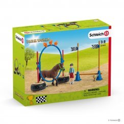 Schleich 42481 Póni ügyességi edzés