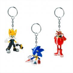 Sonic Meglepetés Figura Kulcstartó