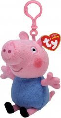 TY Beanie Babies Peppa Malac - George Plüss Clip 8,5 cm