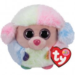 TY Beanie Babies Plüss Gombóc Rainbow Színes Pudli