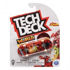 Tech Deck 1 db, 96 mm Ujj Gördeszka - World Industries Mérges Láng