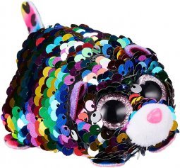 Teeny Tys Flippables plüss DOTTY - flitteres színes leopárd