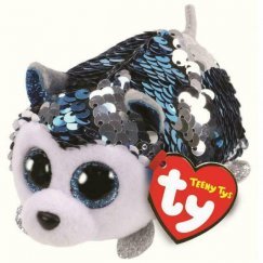 Teeny Tys Flippables plüss Slush - flitteres husky