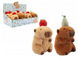 Capybara Gyümölccsel Plüss 14 cm