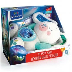 Clementoni Baby Északi Fény Projektor - Plüss Nyuszi