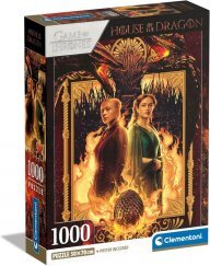 Clementoni Puzzle 1000 db House Of The Dragon (kompakt boboz)