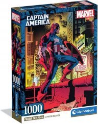 Clementoni Puzzle 1000 db Marvel Captain America (kompakt boboz)